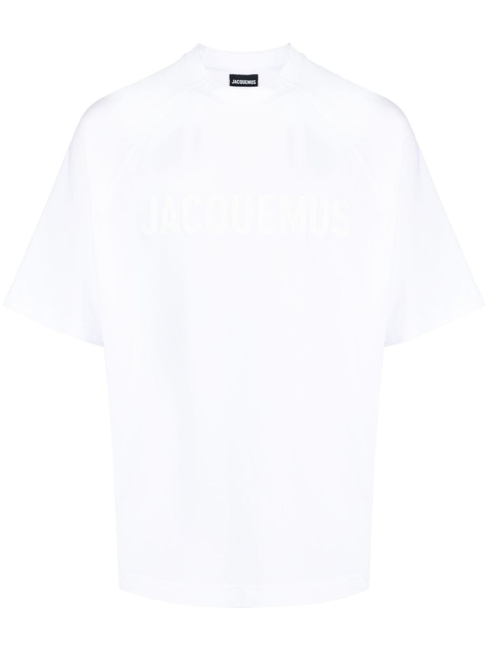 logo-print jersey T-shirt - 1