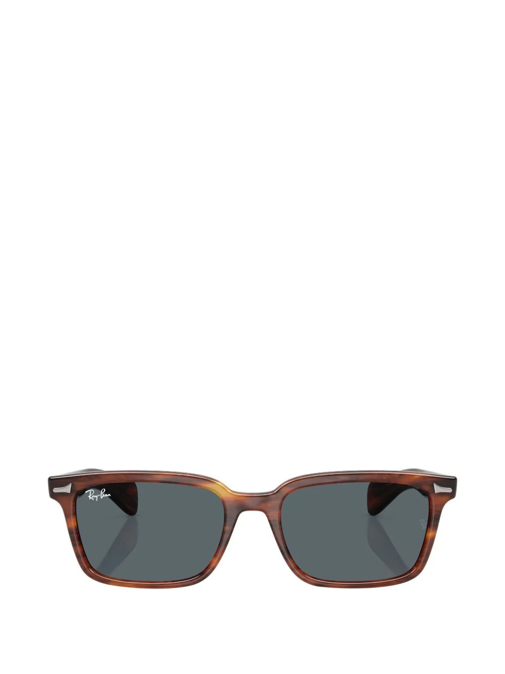 Brunel tortoiseshell-effect rectangle-frame sunglasses - 1