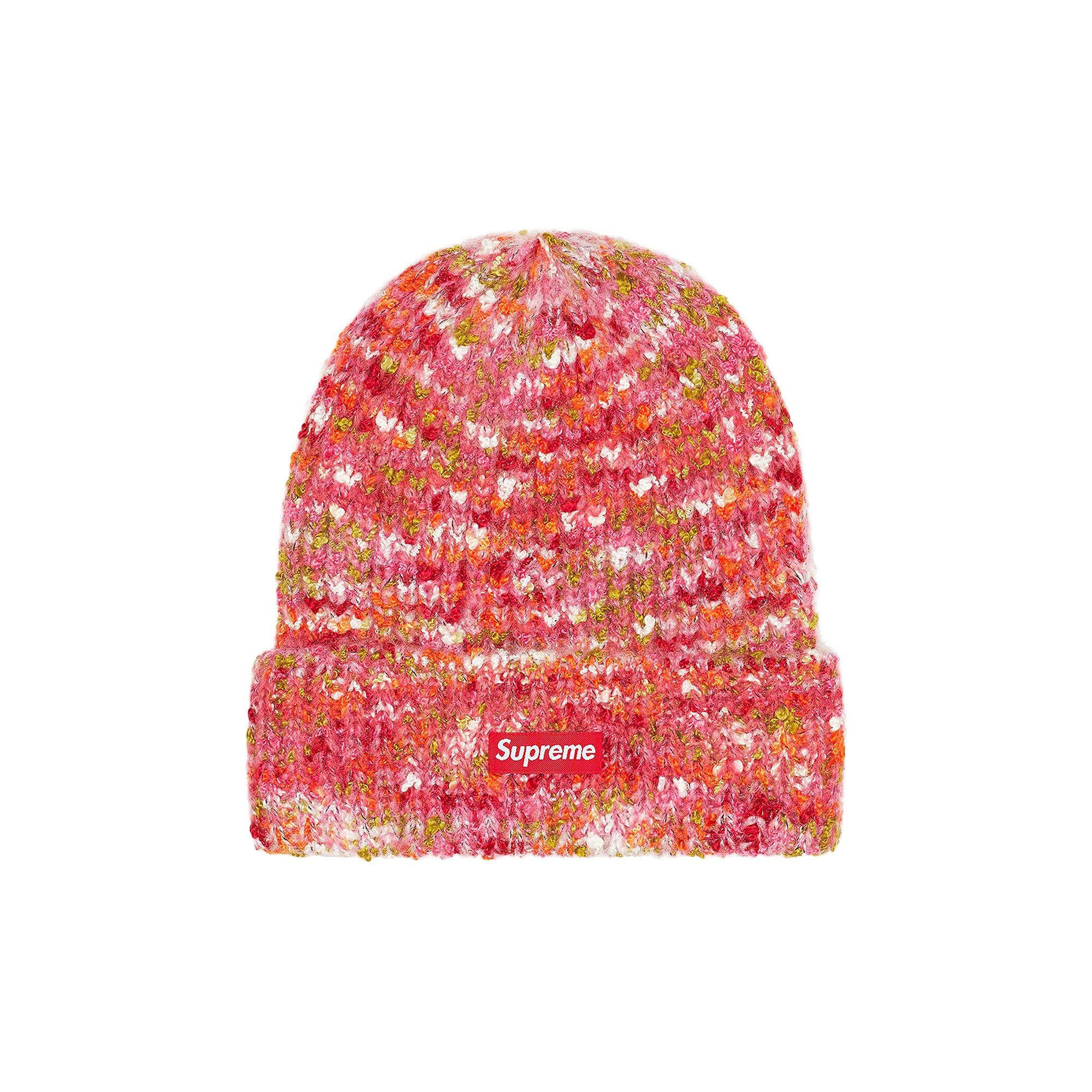 Supreme Space Dye Beanie 'Red' - 1