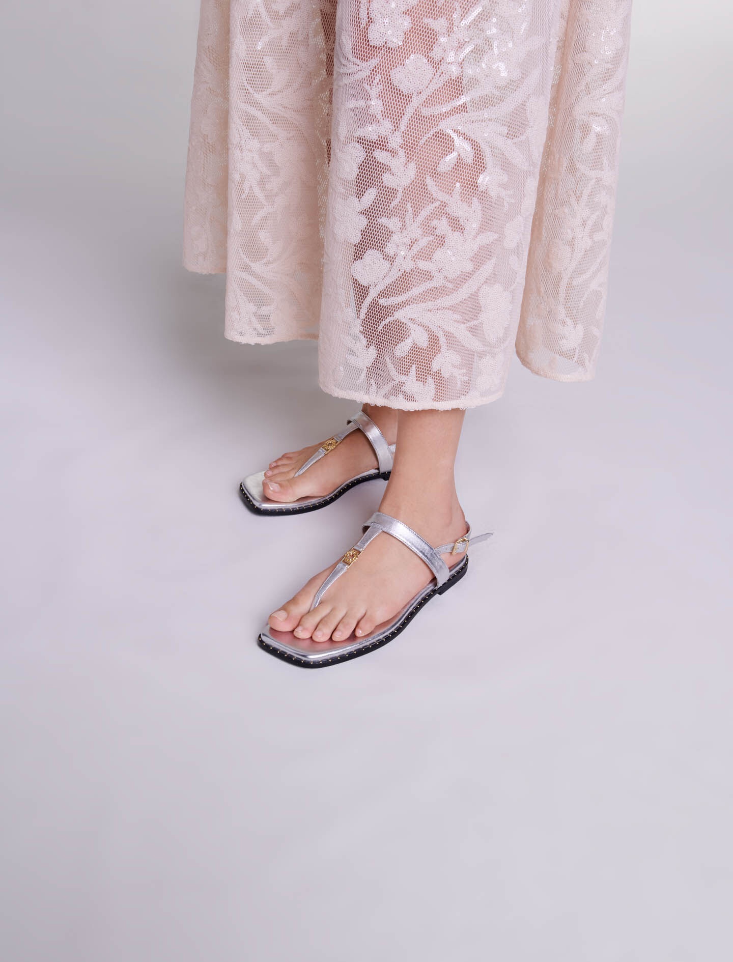 Sequin maxi skirt - 7