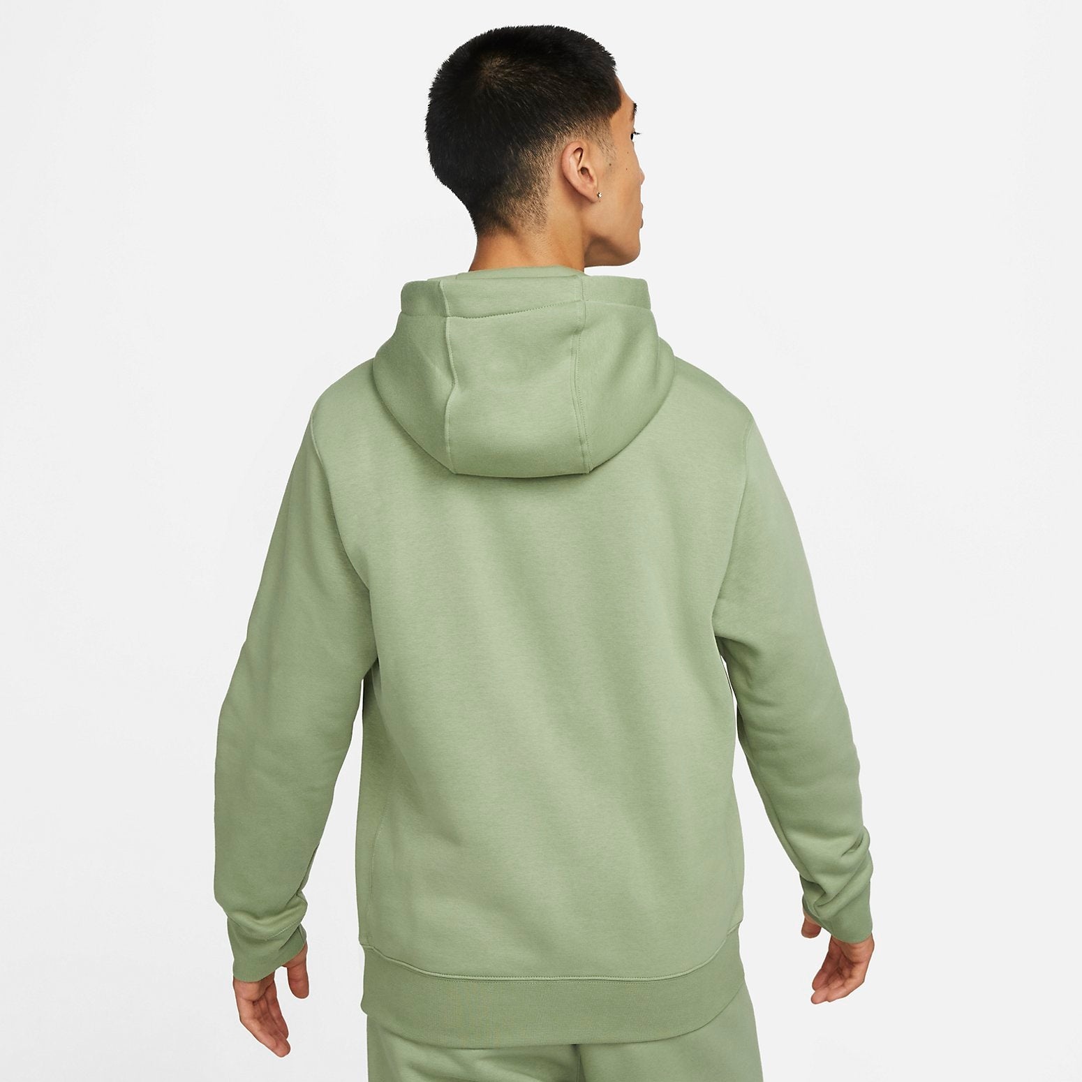 Nike Sportswear Club Fleece Full-Zip Hoodie 'Green' BV2646-386 - 3