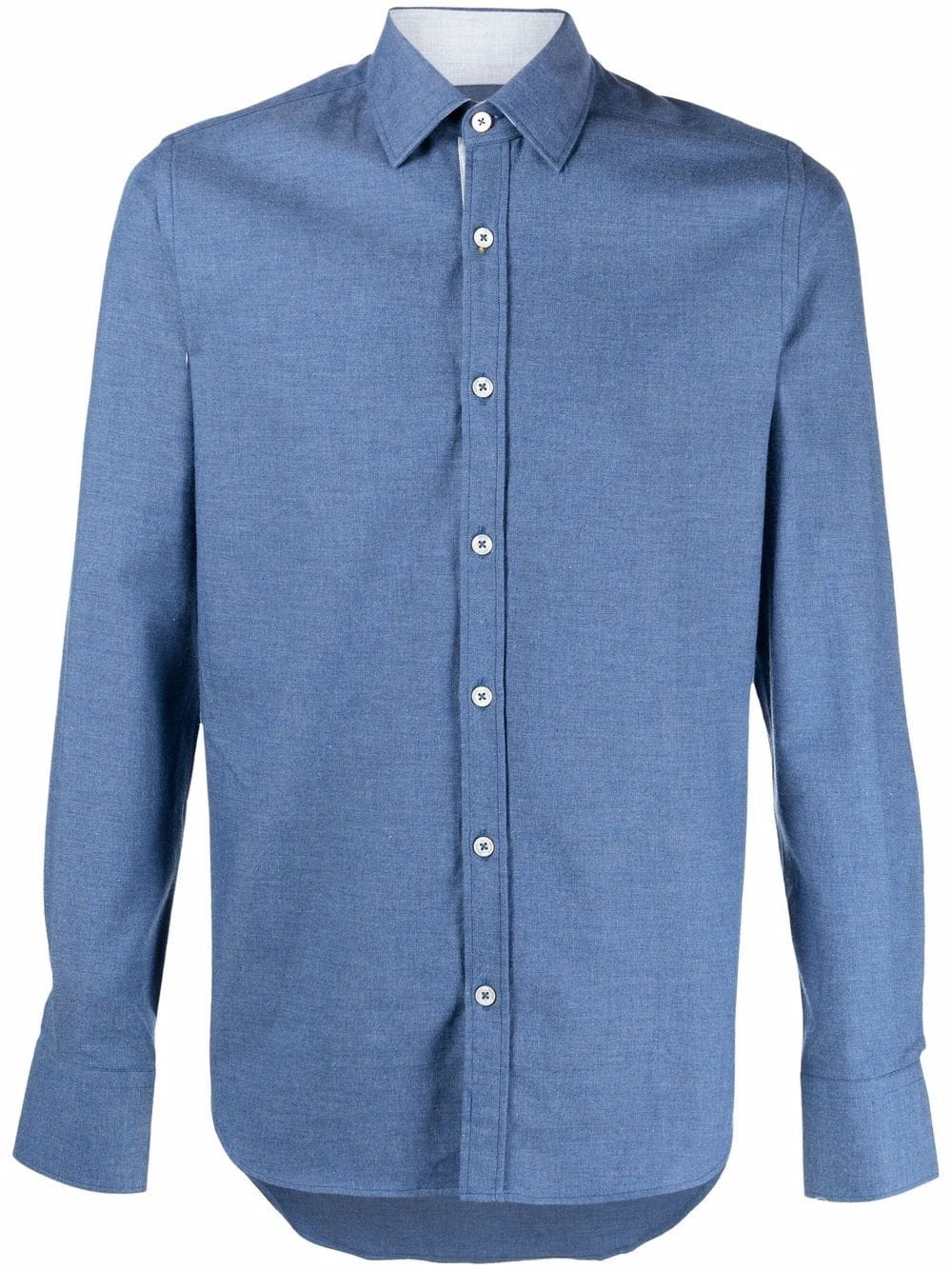 buttoned slim-fit shirt - 1