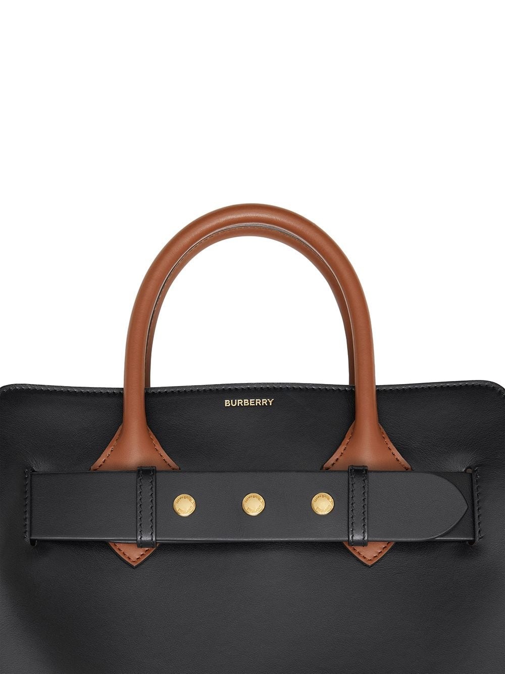 The Small Leather Triple Stud Belt Bag - 4