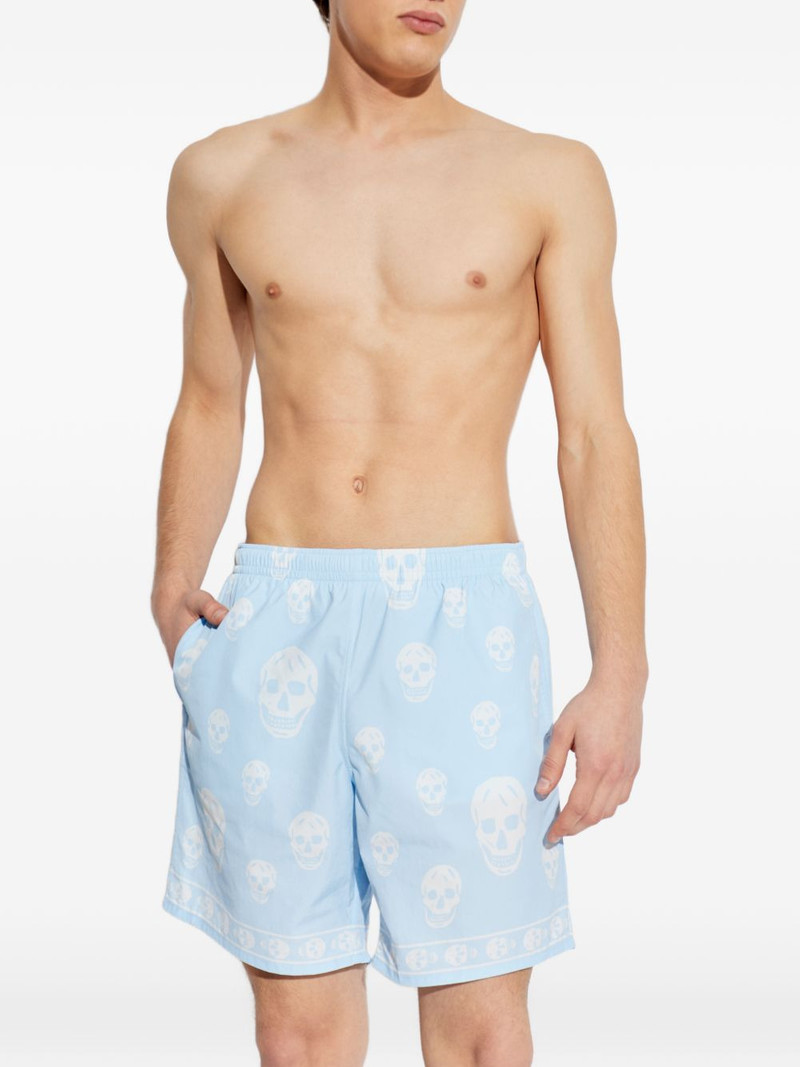 Alexander McQueen skull print swim shorts outlook