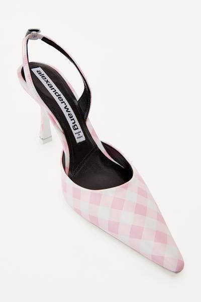 Alexander Wang GRACE PUMP IN GINGHAM LEATHER outlook