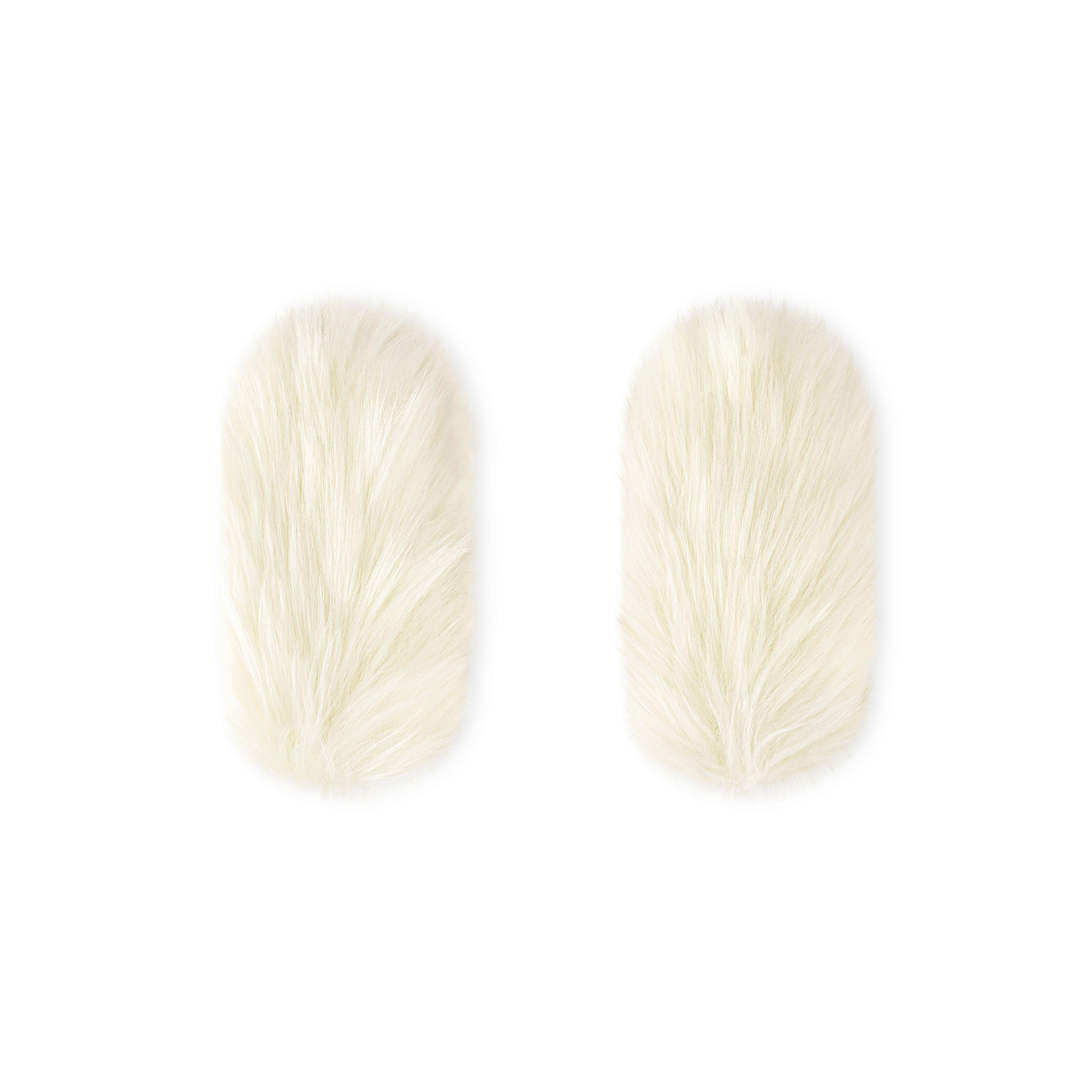 Fake Fur Mittens - 1