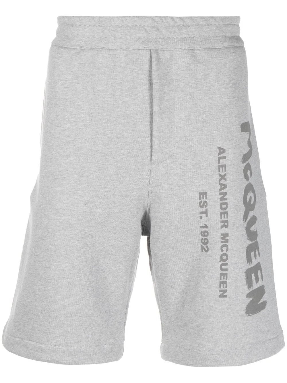 Graffiti-print track shorts - 1