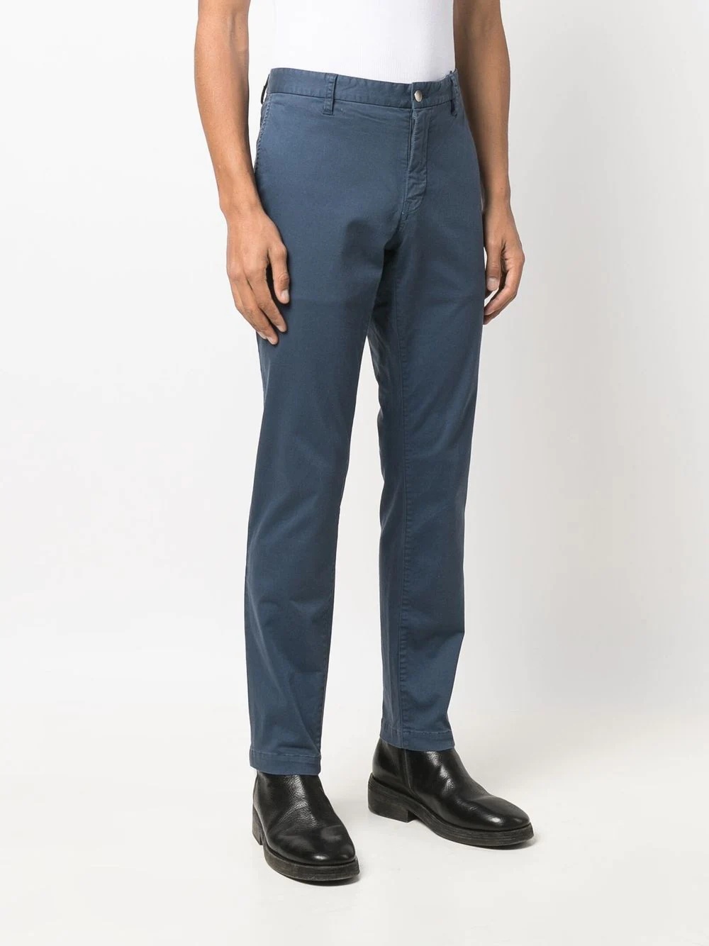 Hexagon-patch slim-fit chinos - 3