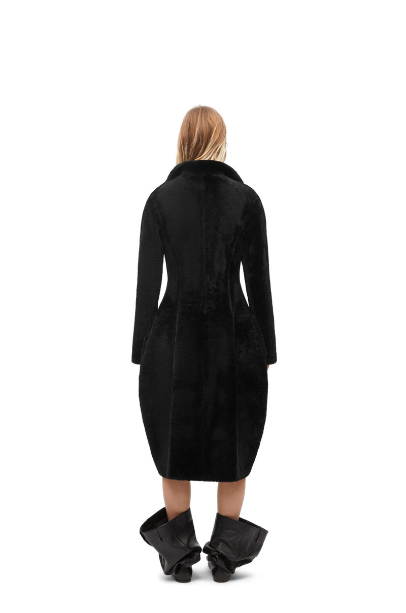 Balloon coat in shearling 4
