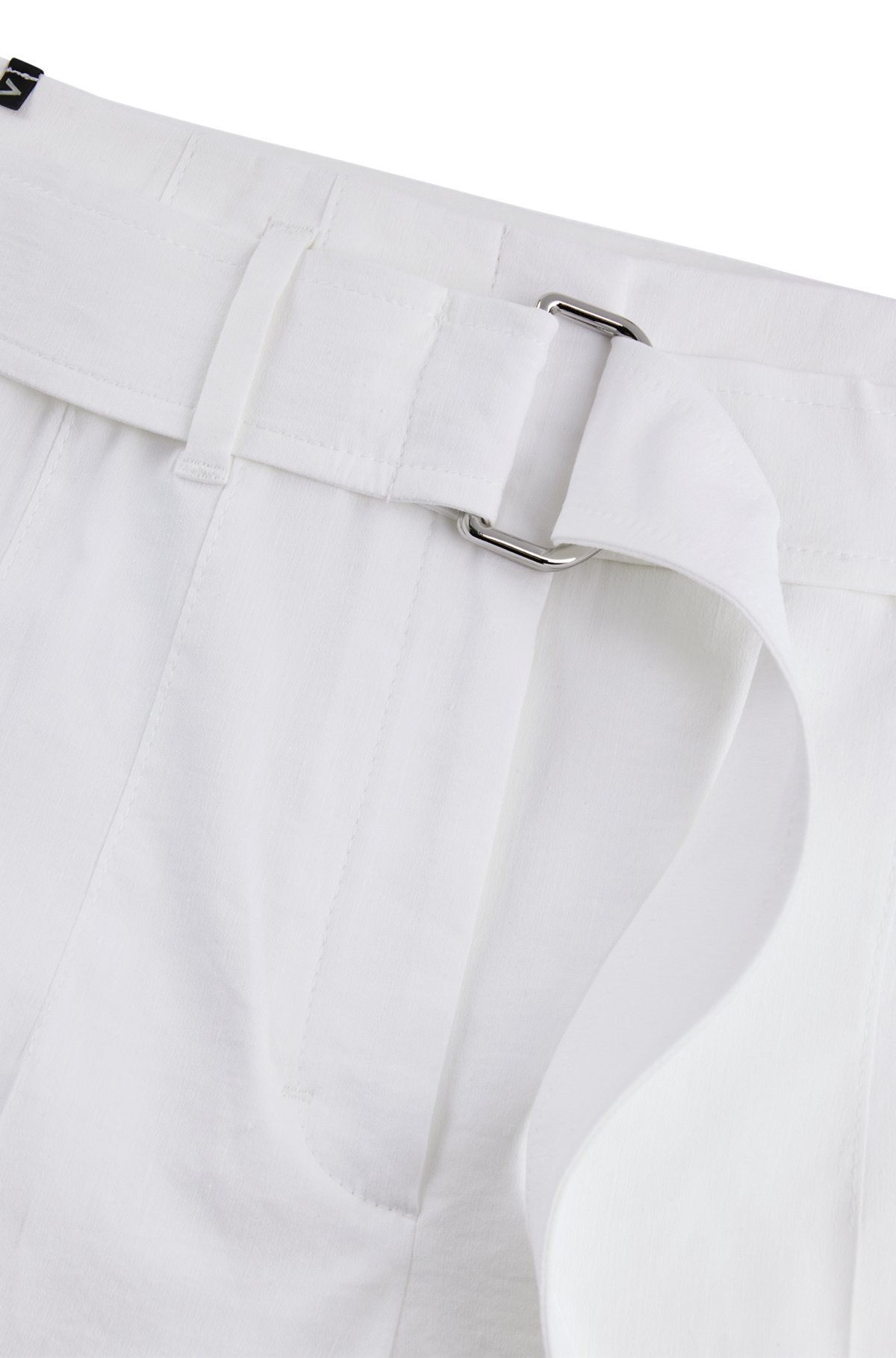 RELAXED-FIT TROUSERS IN A LINEN BLEND - 6