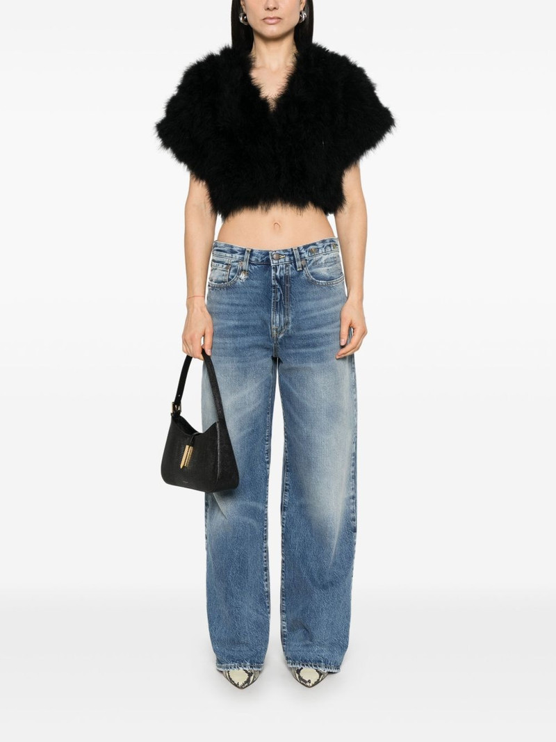 Yves Salomon feather jacket outlook