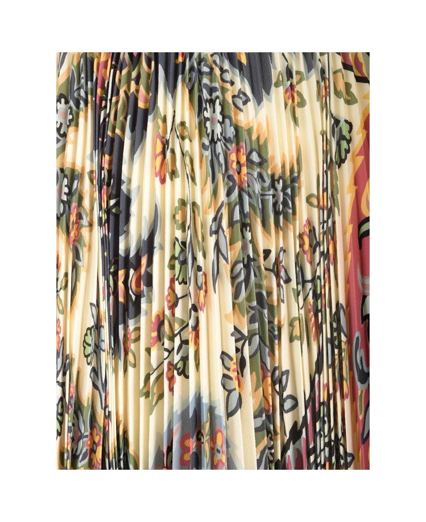 Pleated Midi Skirt - 4