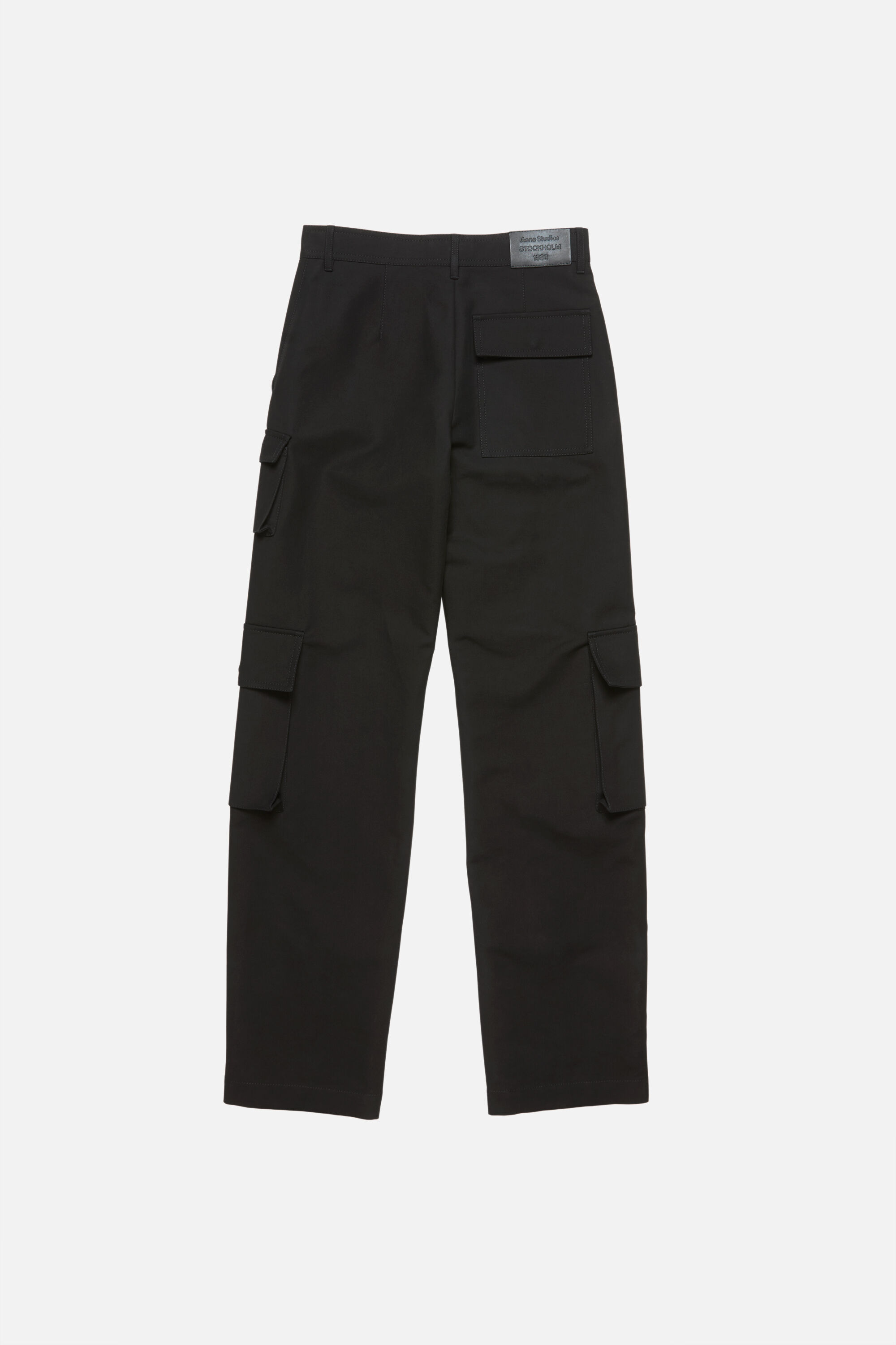 Layered satin trousers - Black - 7