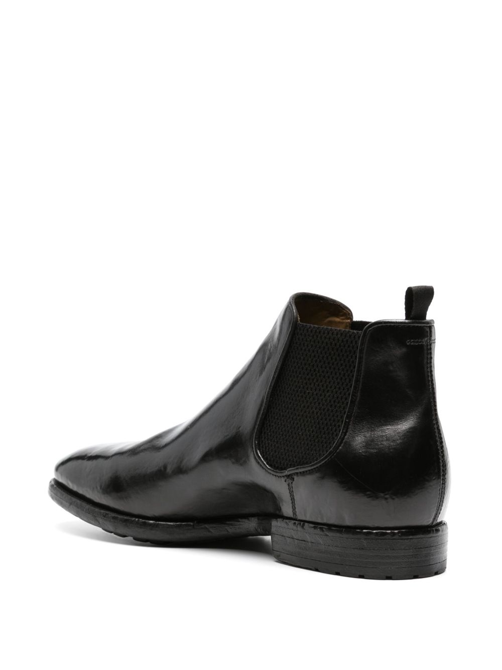polished leather Chelsea boots - 3