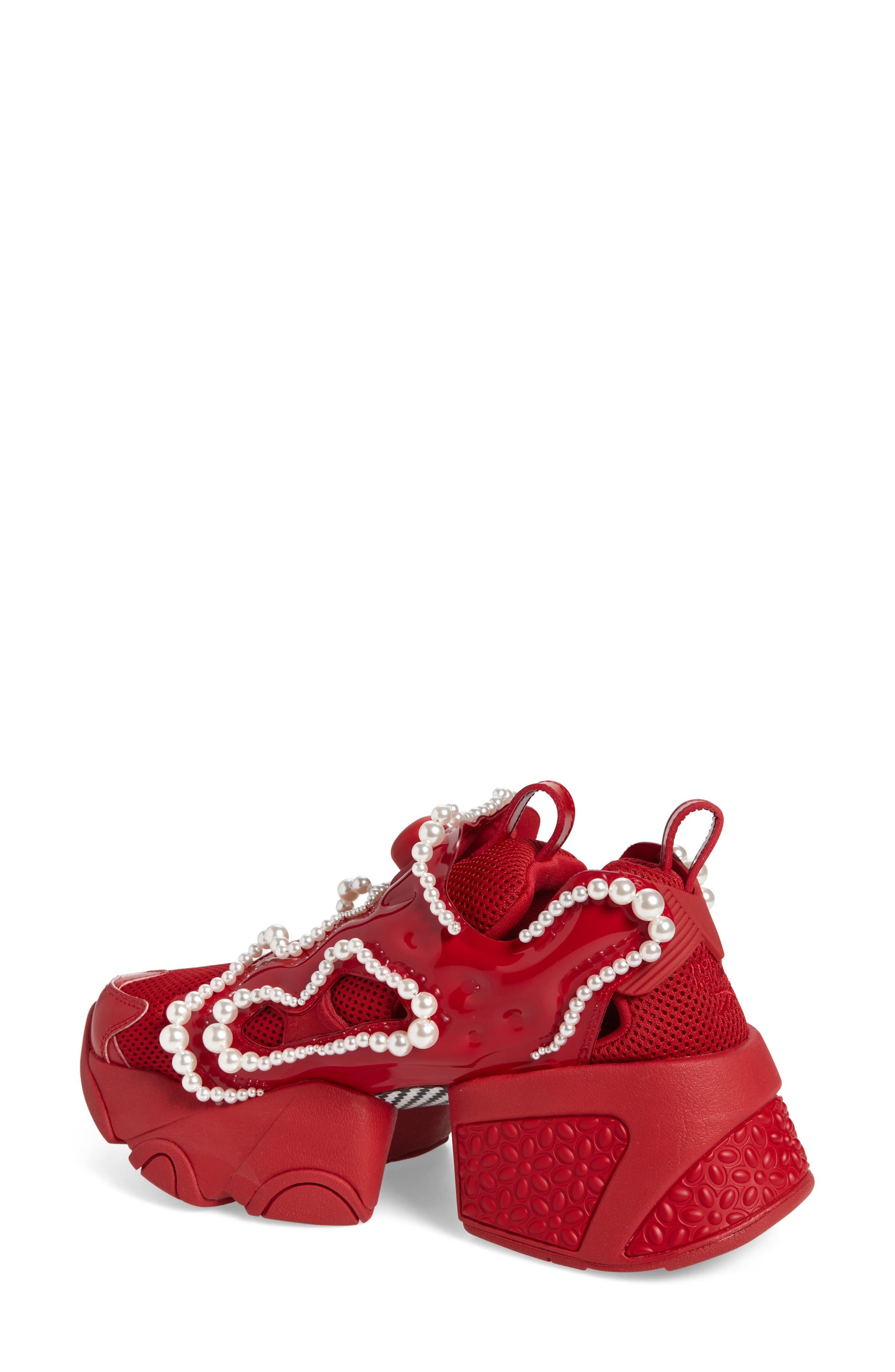 Noir Kei Ninomiya x Reebok Instapump Fury Platform Sneaker in Red at Nordstrom - 2