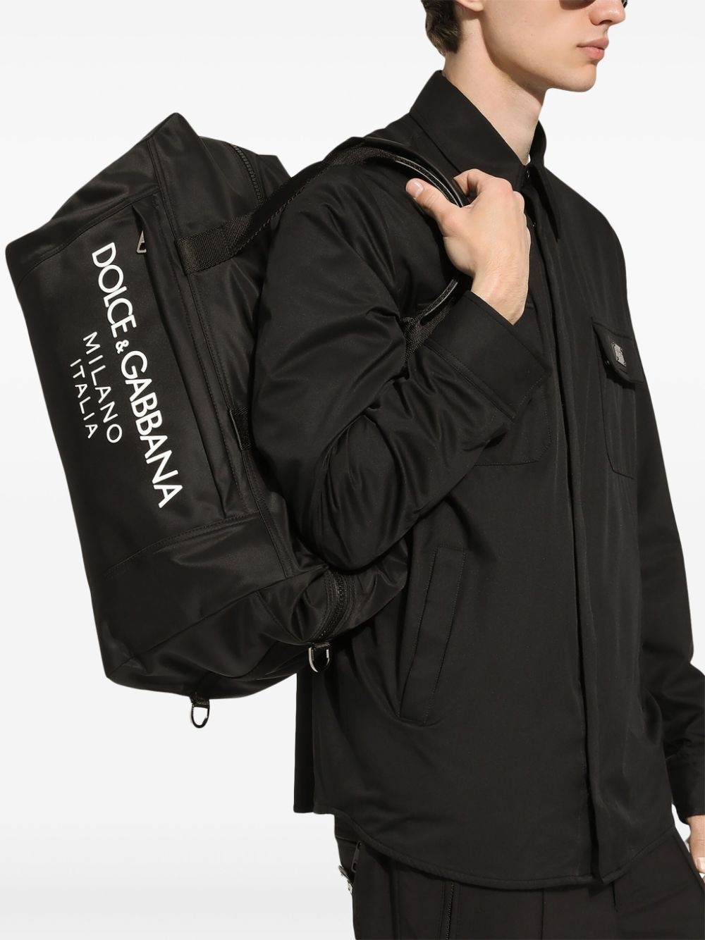 logo-print holdall - 3