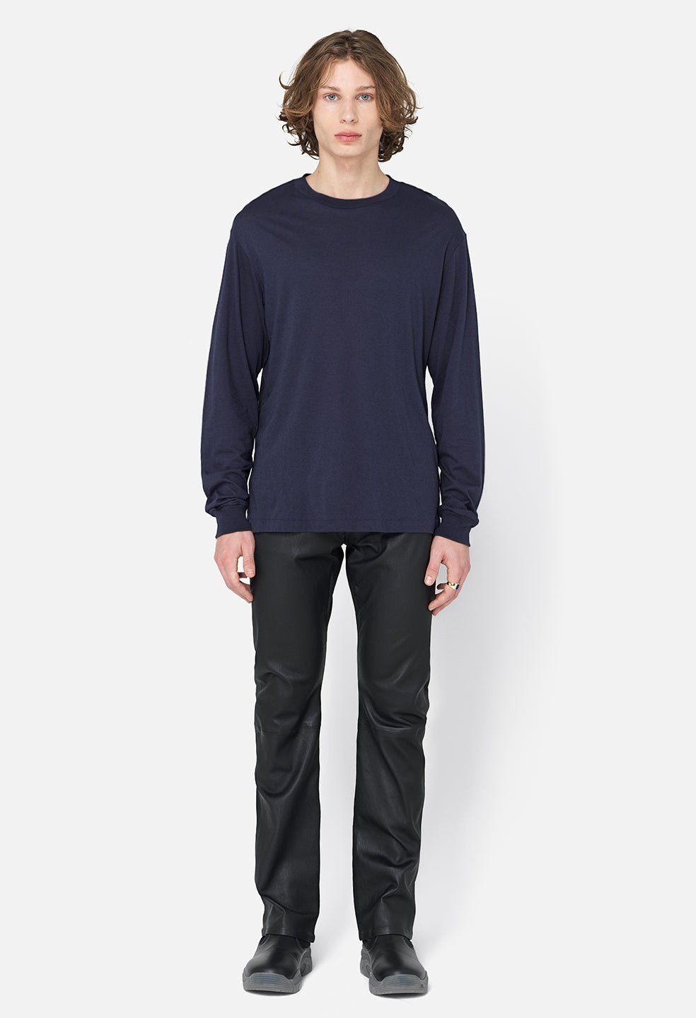 COTTON CASHMERE PULLOVER - 4