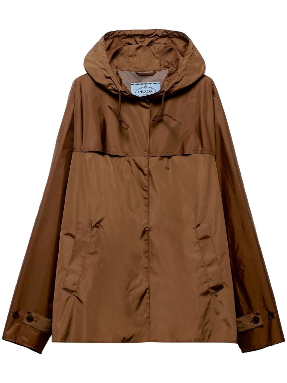 panelled hooded jacket - 1