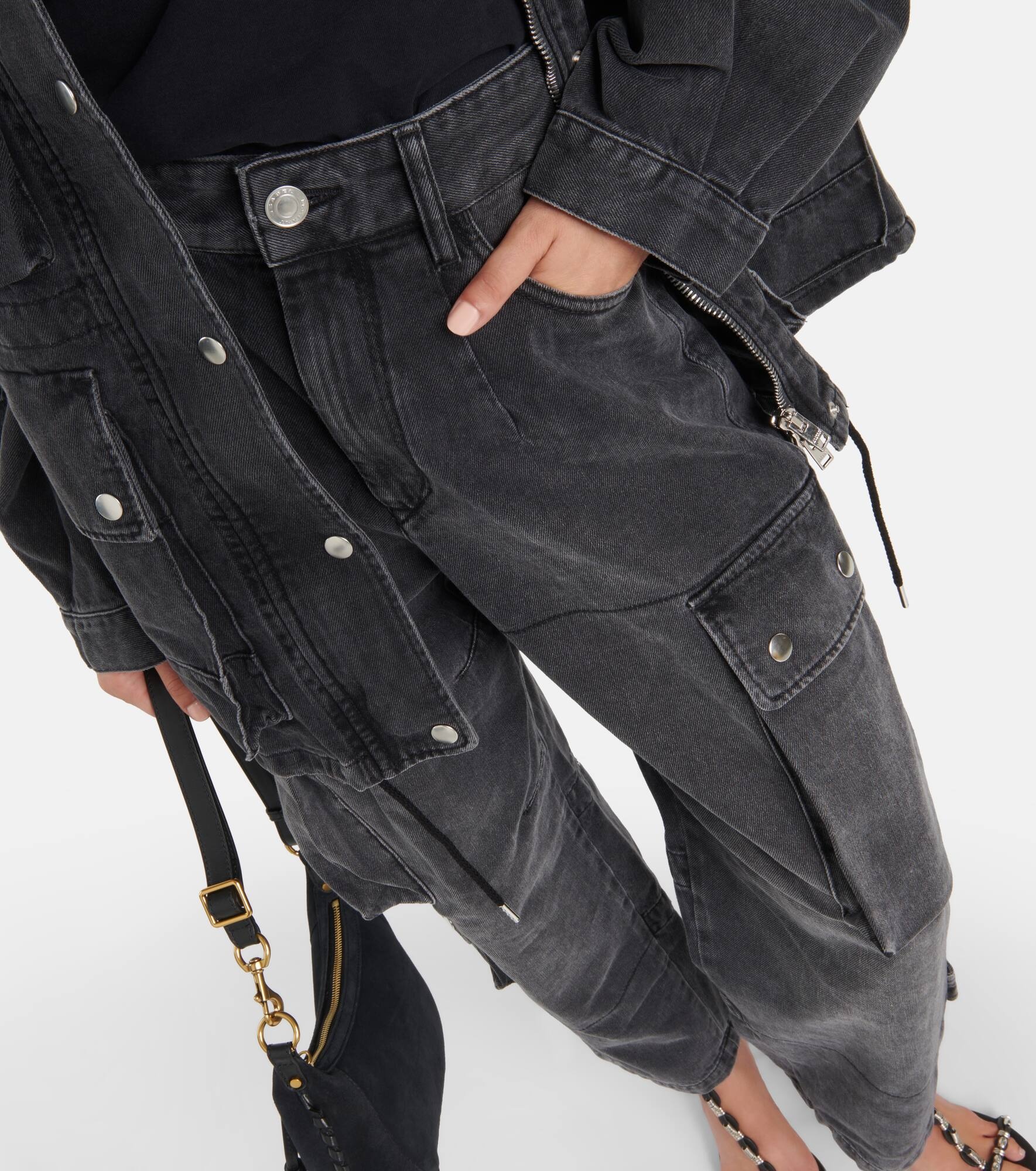 Elore denim cargo pants - 4