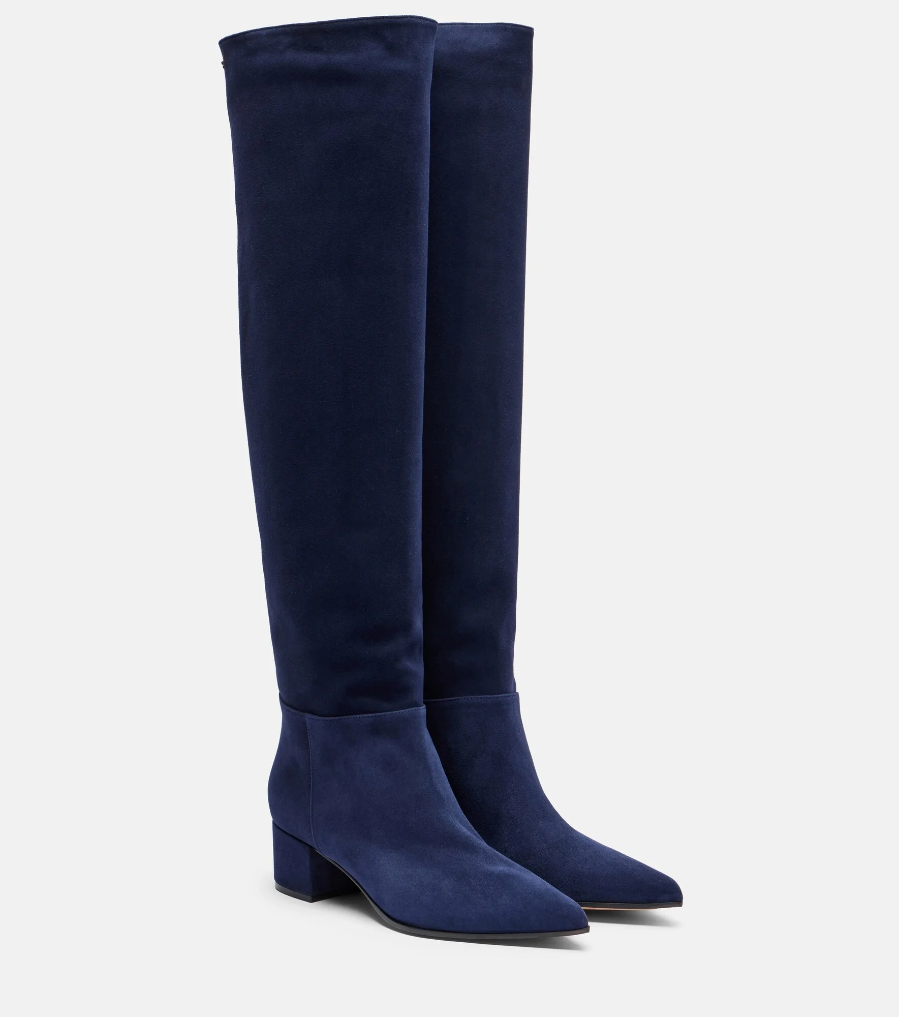 Suede knee-high boots - 1