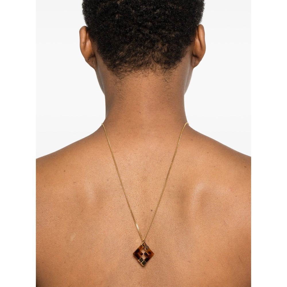 Fendi Gold Necklaces Women - 2
