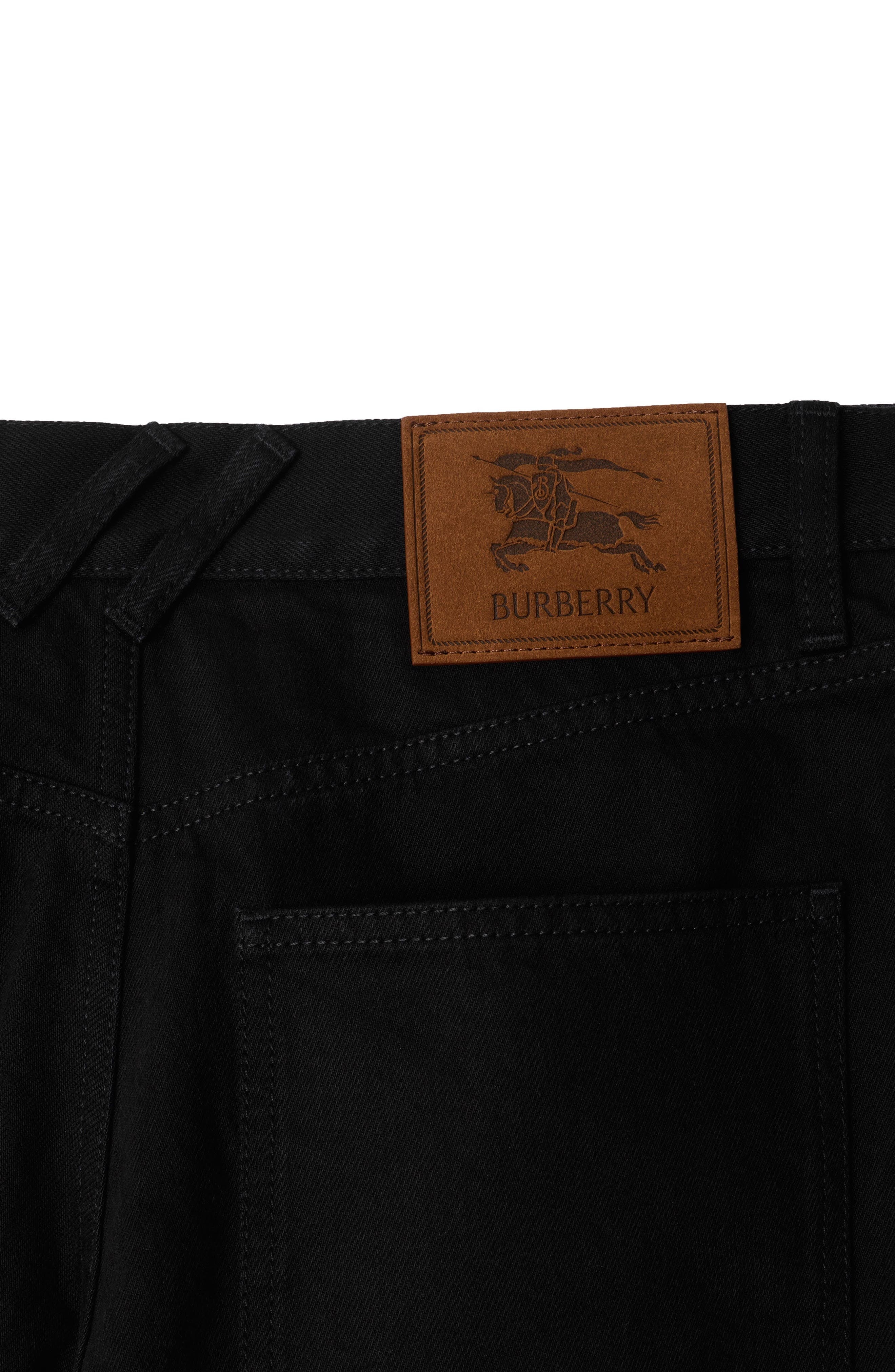 burberry Loose Fit Jeans in Black at Nordstrom - 5