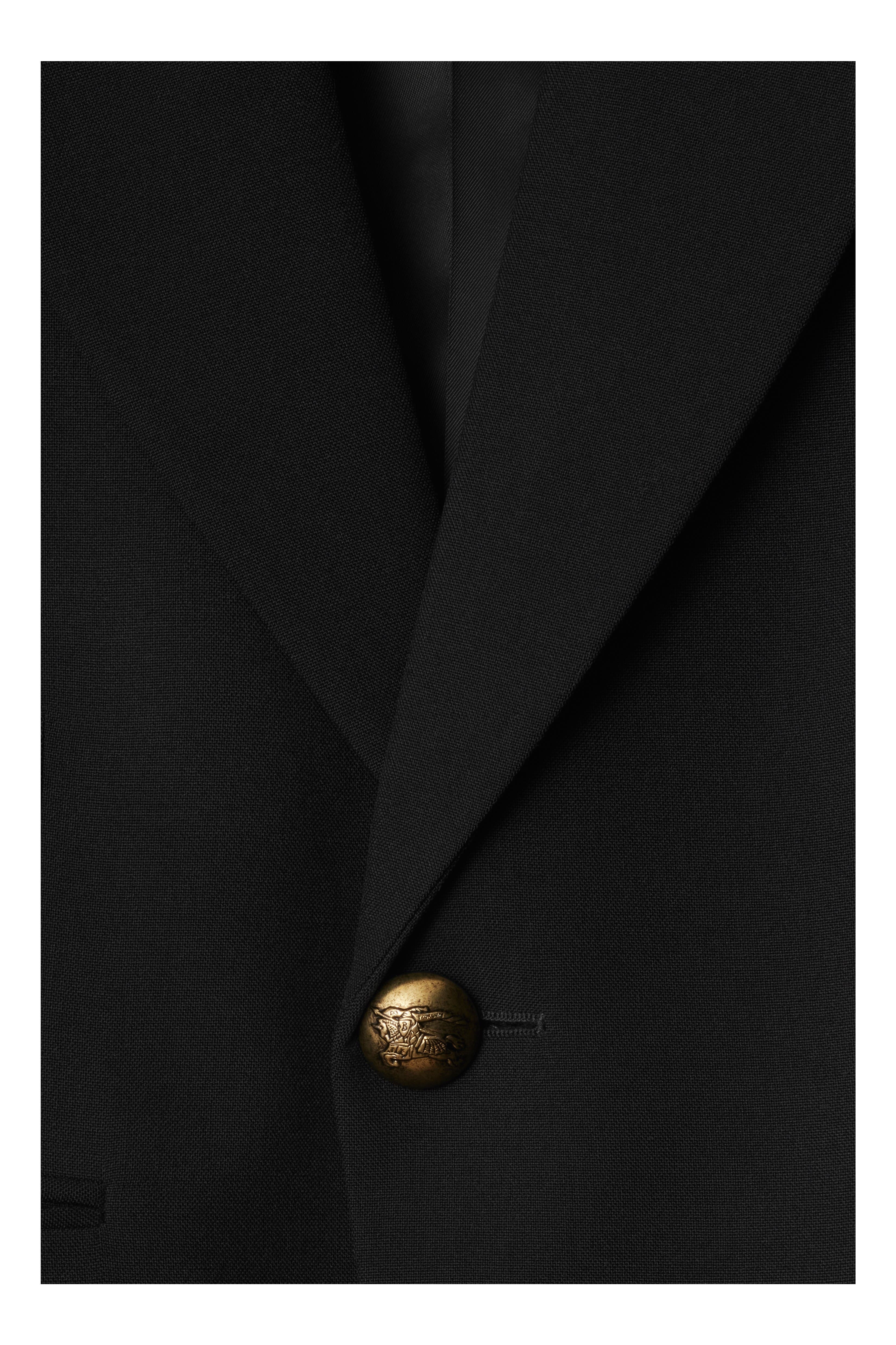 burberry Wool Tailored Jacket in Black at Nordstrom - 5