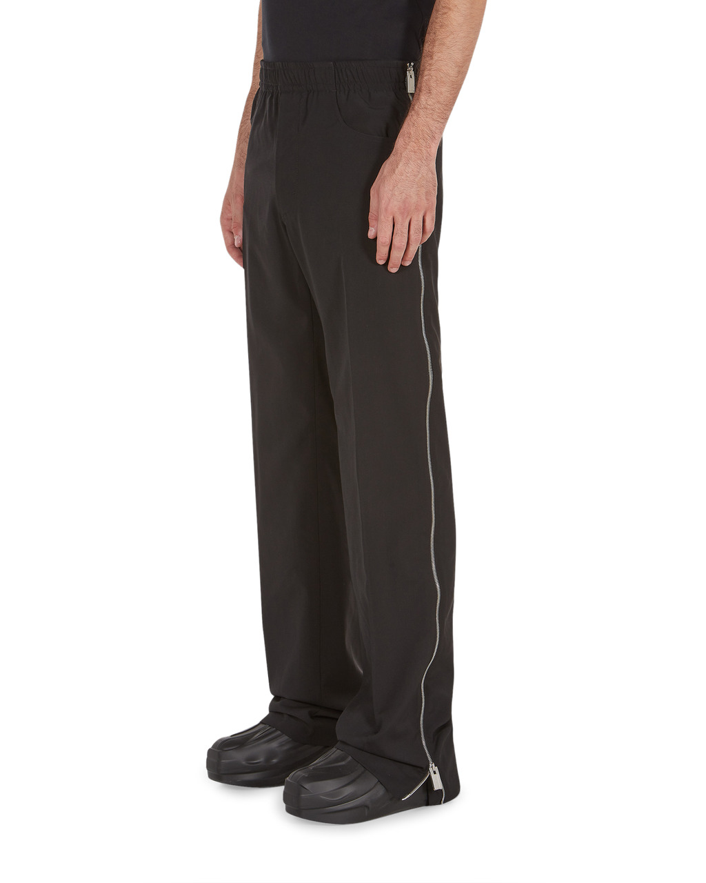 CONTRAST SIDE ZIP PANT - 3