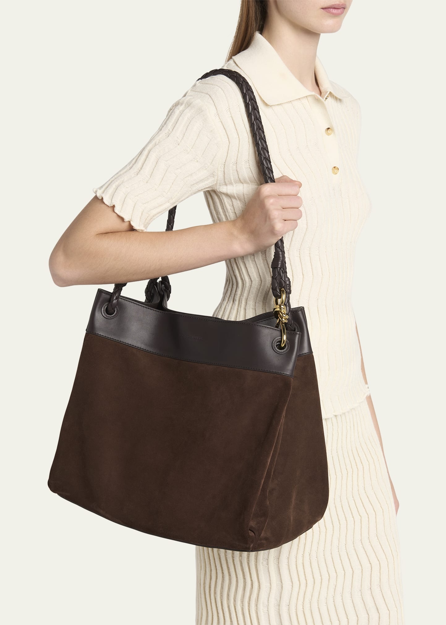 Parachute Maxi Suede Shoulder Bag - 2