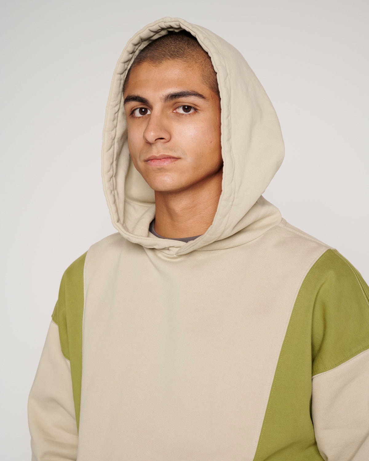 Mendoza Cropped Hoodie - Tan - 6