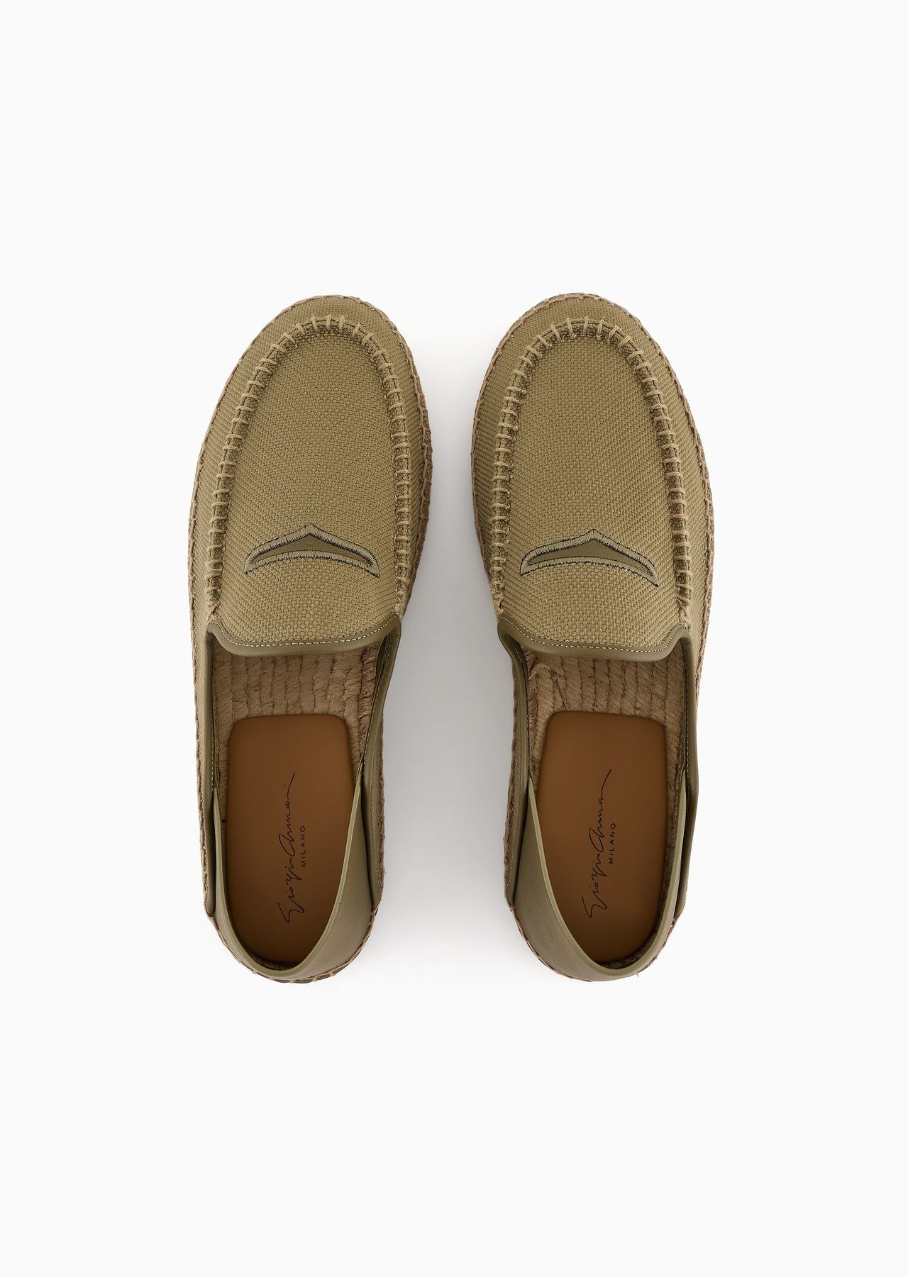 Canvas and leather espadrilles - 3
