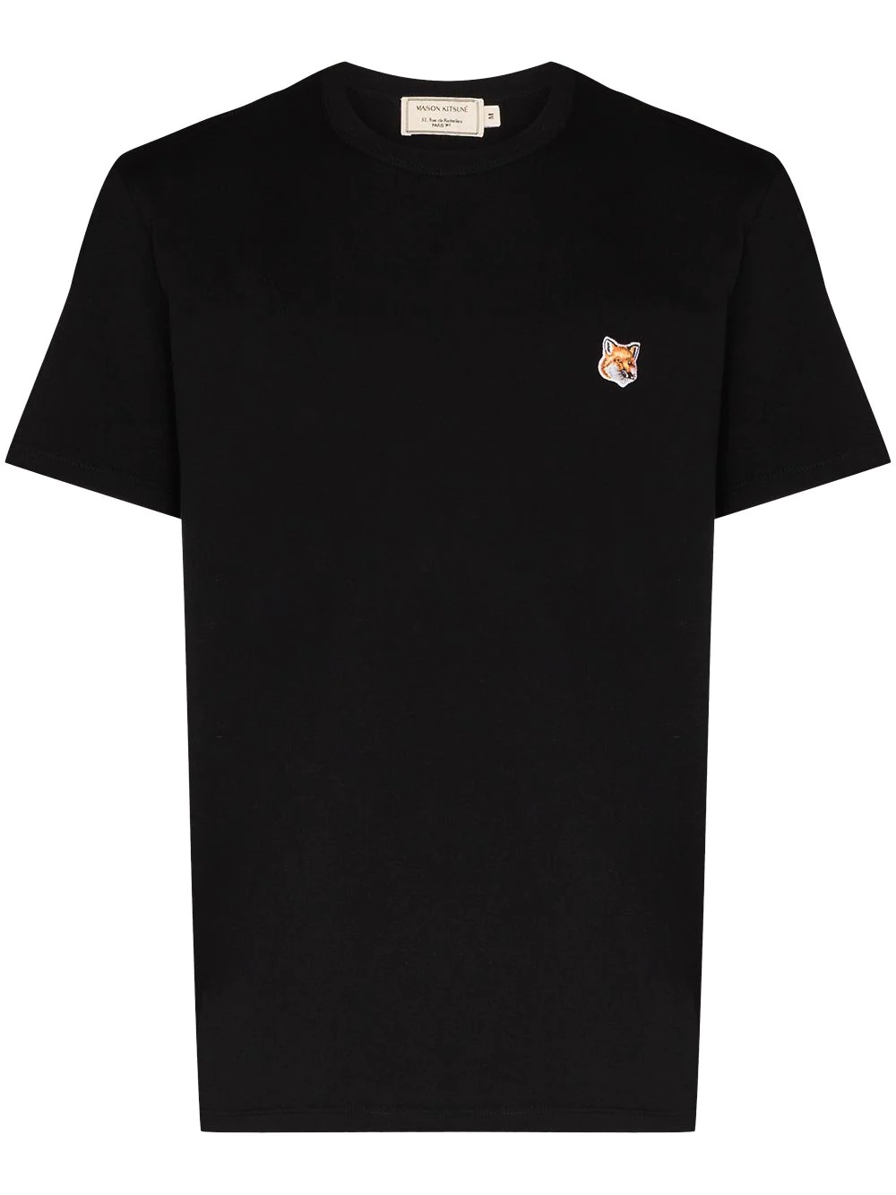 embroidered fox head T-shirt - 1