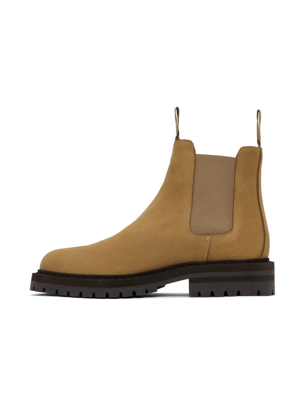 Tan Suede Chelsea Boots - 3