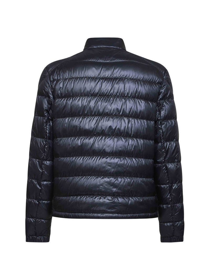 Moncler Blue Selves short down jacket outlook