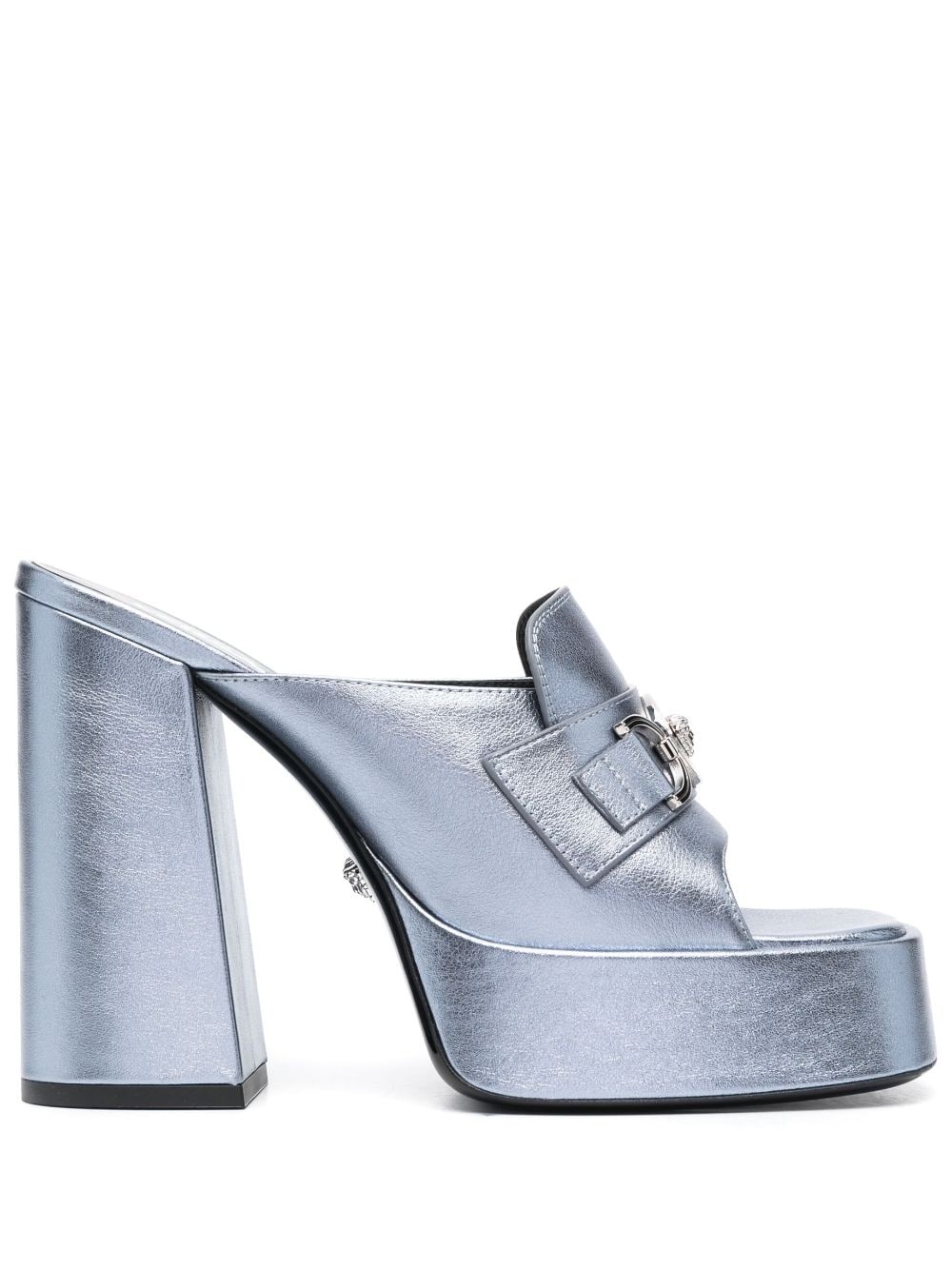 Medusa 95mm metallic-effect mules - 1