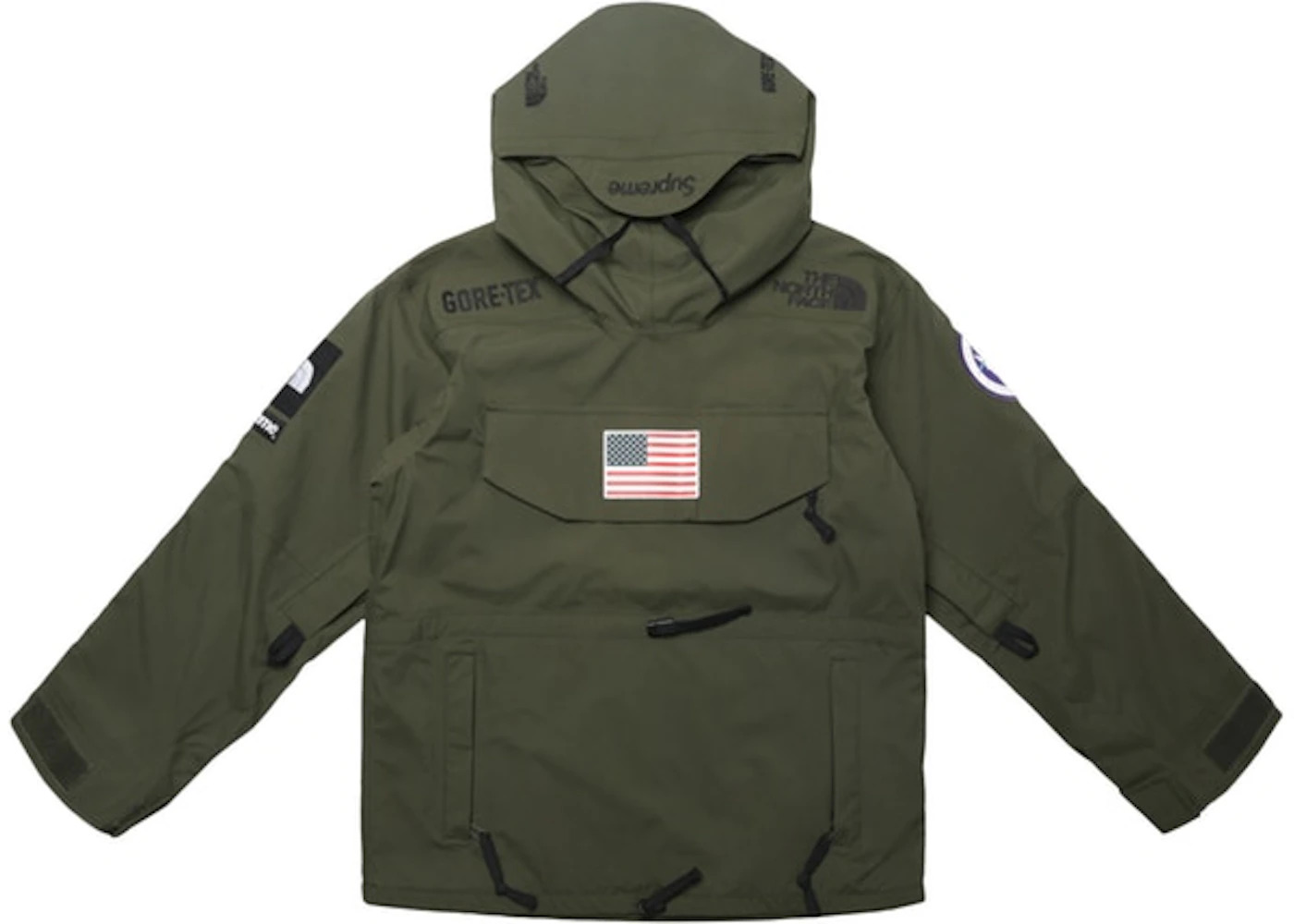 Supreme The North Face Trans Antarctica Expedition Pullover Jacket Olive - 1