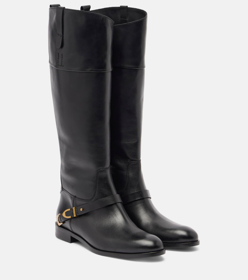 Charlie leather knee-high boots 1