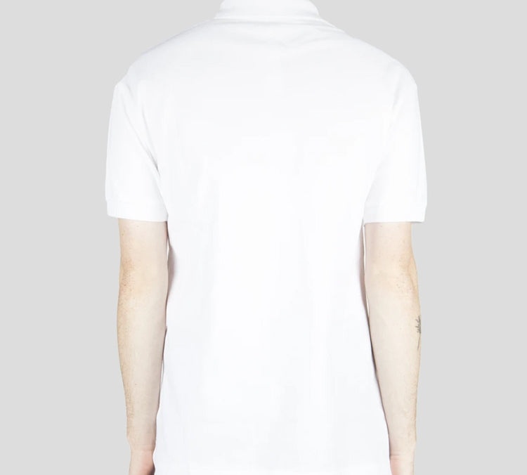 COMME des GARCONS PLAY Polo Black Emblem 'White' AZ-T066-051-2 - 5