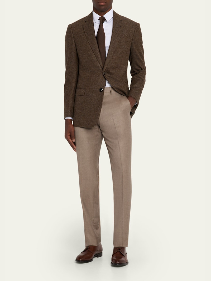 GIORGIO ARMANI Men's Textured Wool and Cashmere G Line Sport Coat outlook