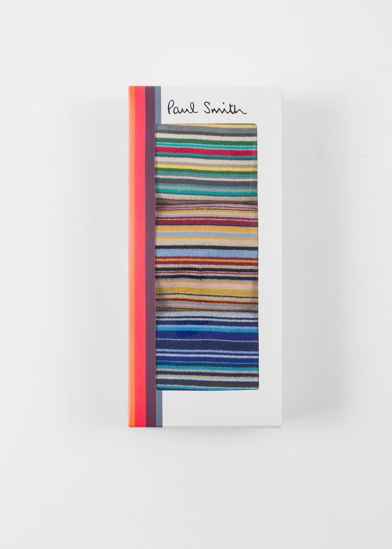 Paul Smith 'Signature Stripe' Socks Three Pack outlook