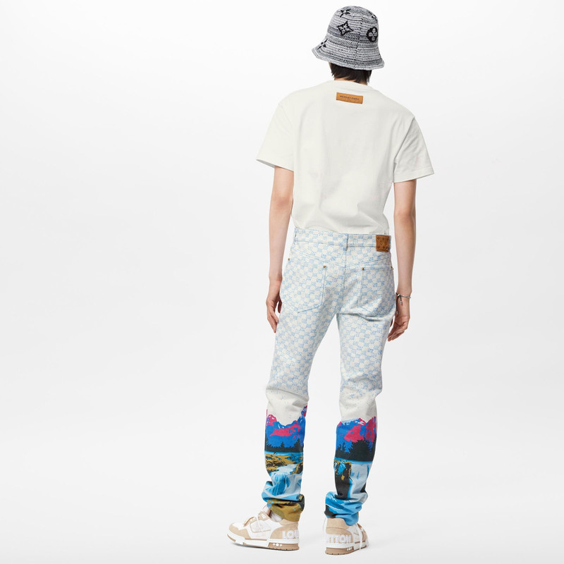 Landscape Regular Fit Denim Pants 4