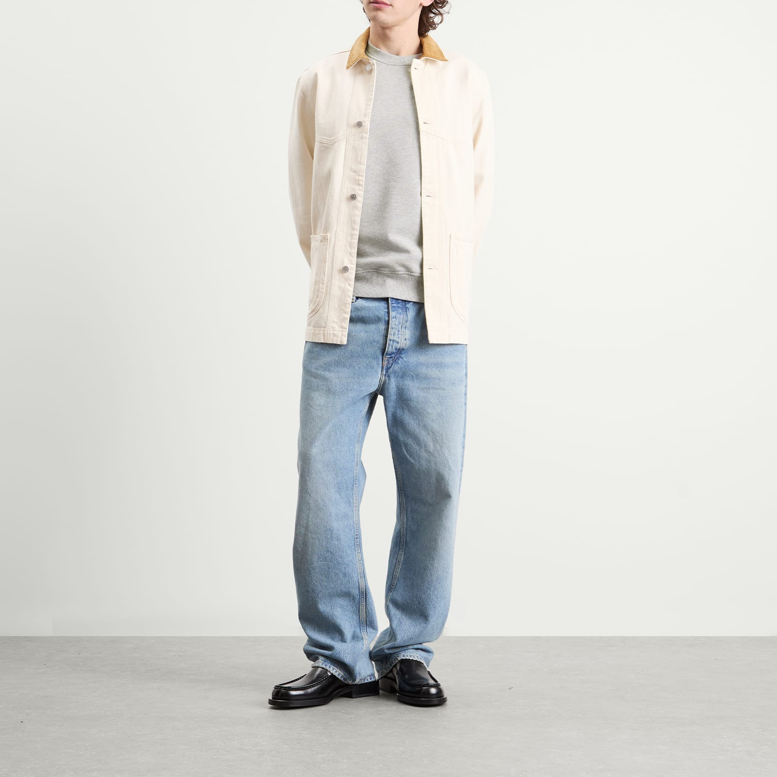 AMI Paris Loopback Light Fleece ADC Sweatshirt - 4