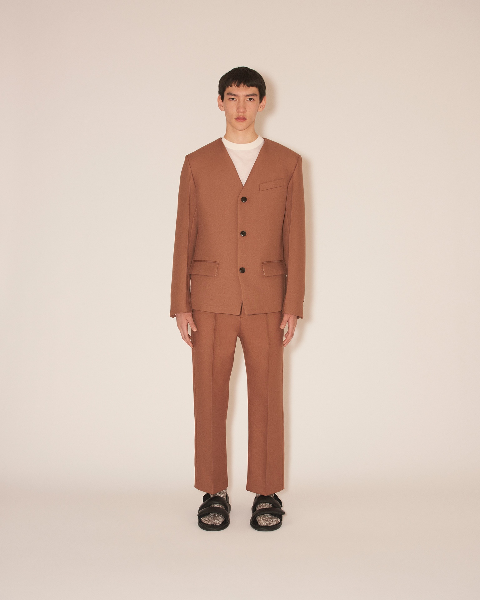 JETT - Double suiting pants - Brown - 2