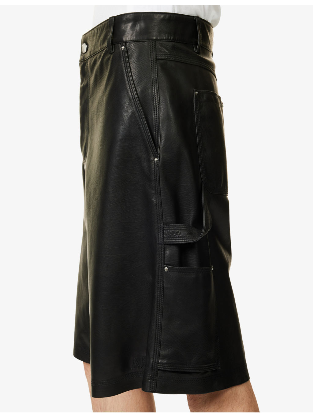 Leather Carpenter Shorts - 5