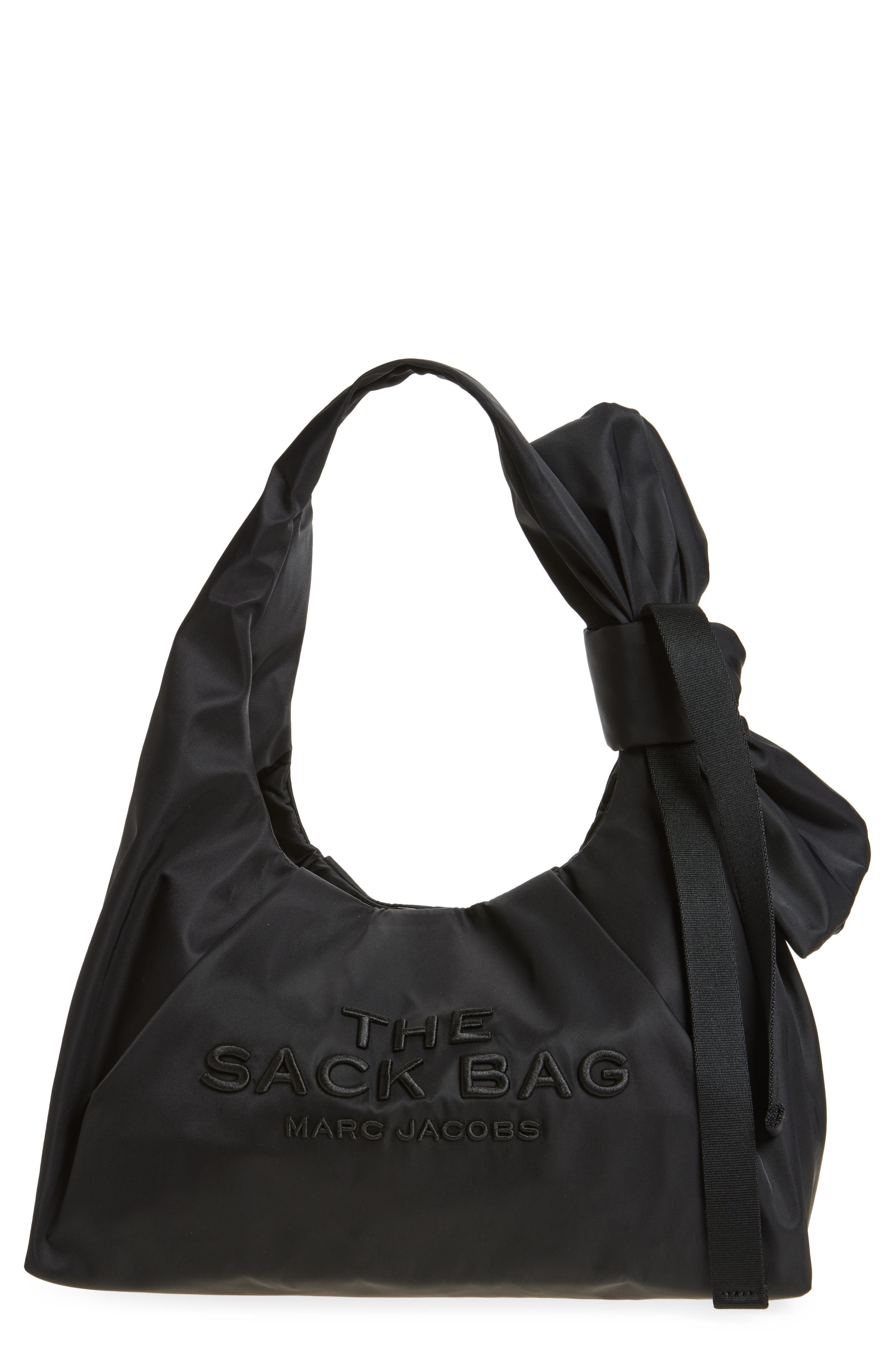 Marc Jacobs The Bow Nylon Sack Bag in Black at Nordstrom - 1