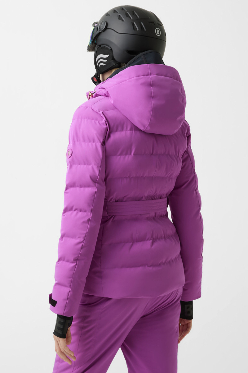 Ellya quilted jacket in Violet 3