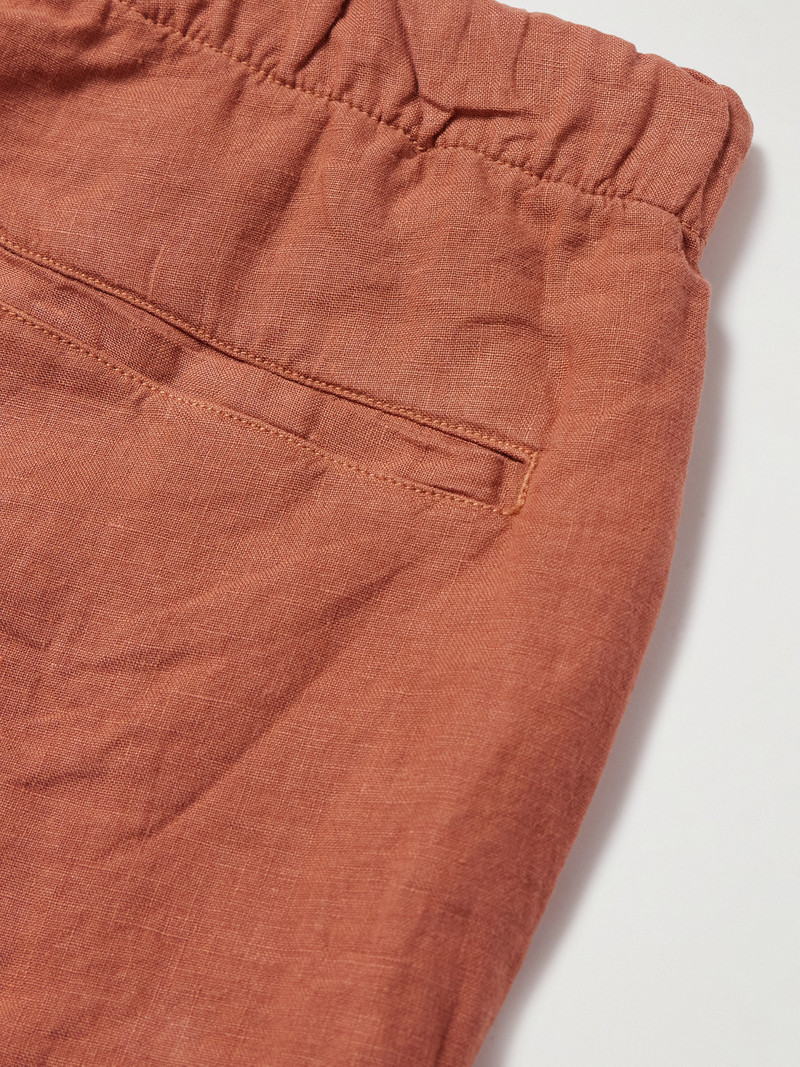Joggy Straight-Leg Linen Bermuda Shorts 5