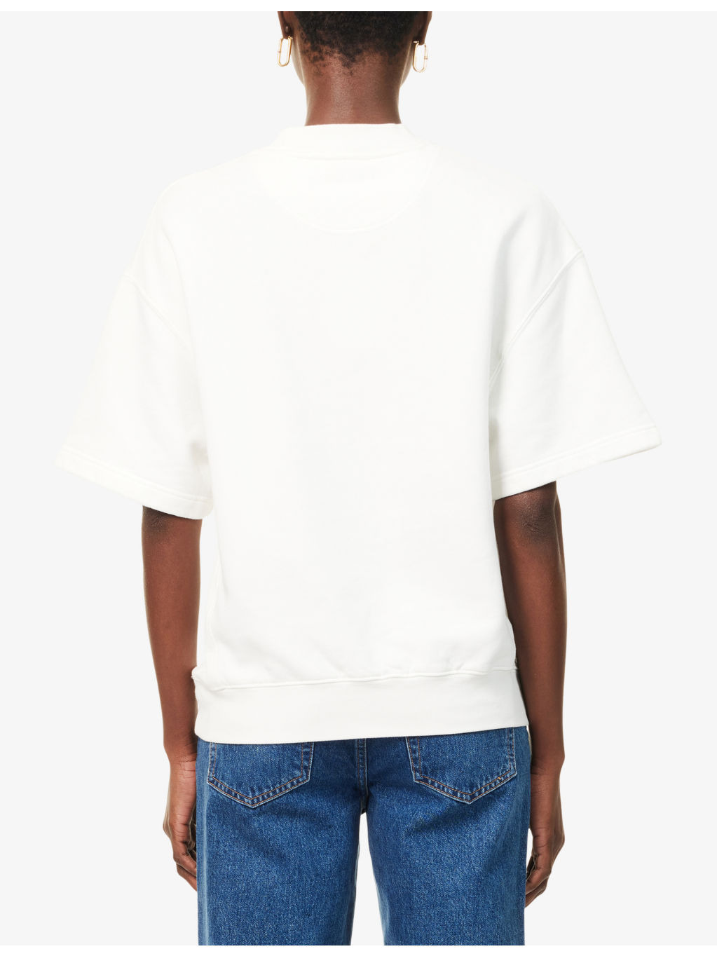 Jay Short-Sleeves Cotton-Jersey Sweatshirt - 4