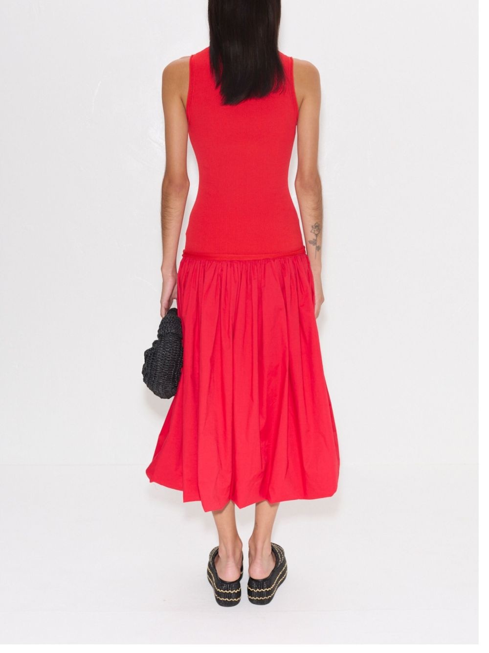 Yanez poplin midi dress - 4
