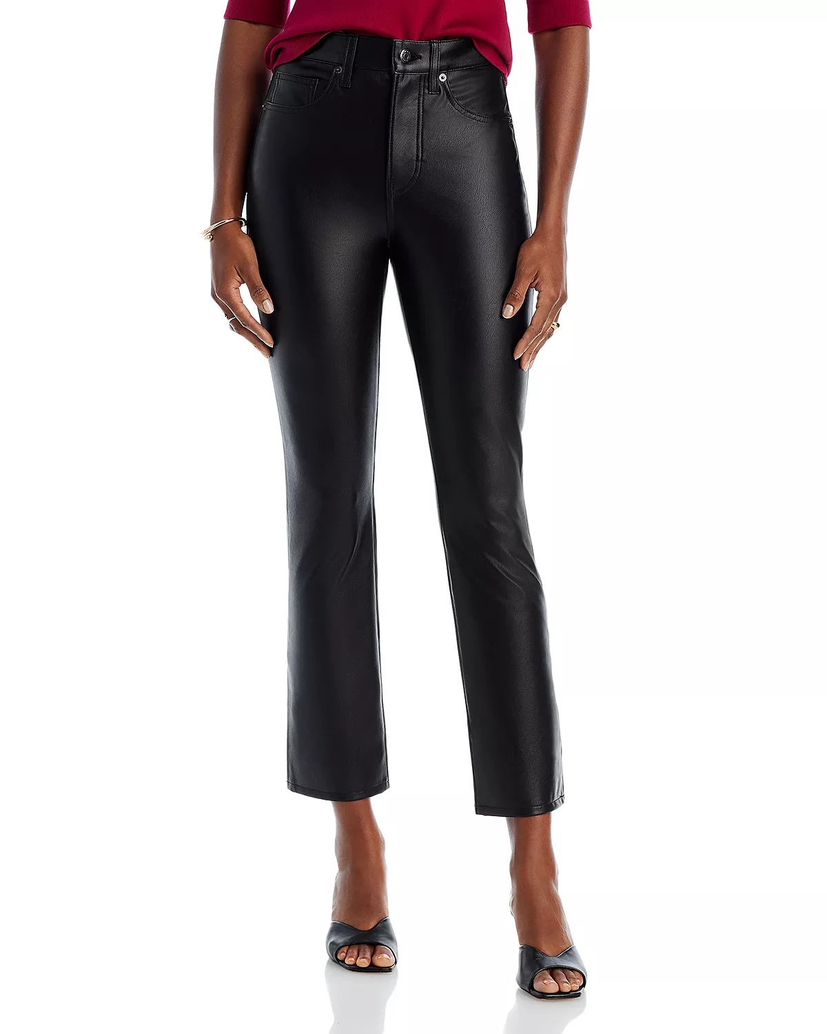 Carly Faux Leather Pants - 1